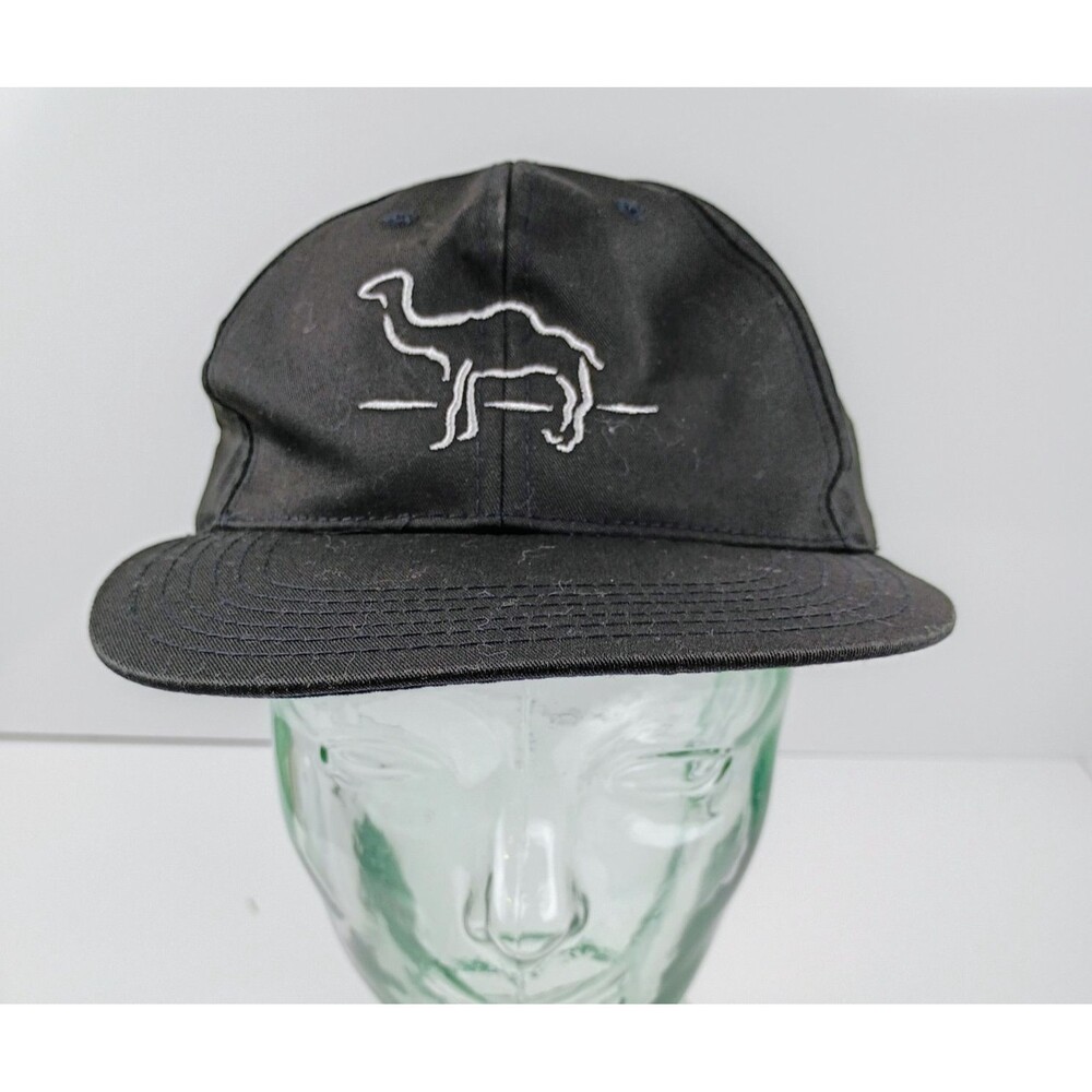Camel Cigarettes Embroidered Baseball Hat Black & White
